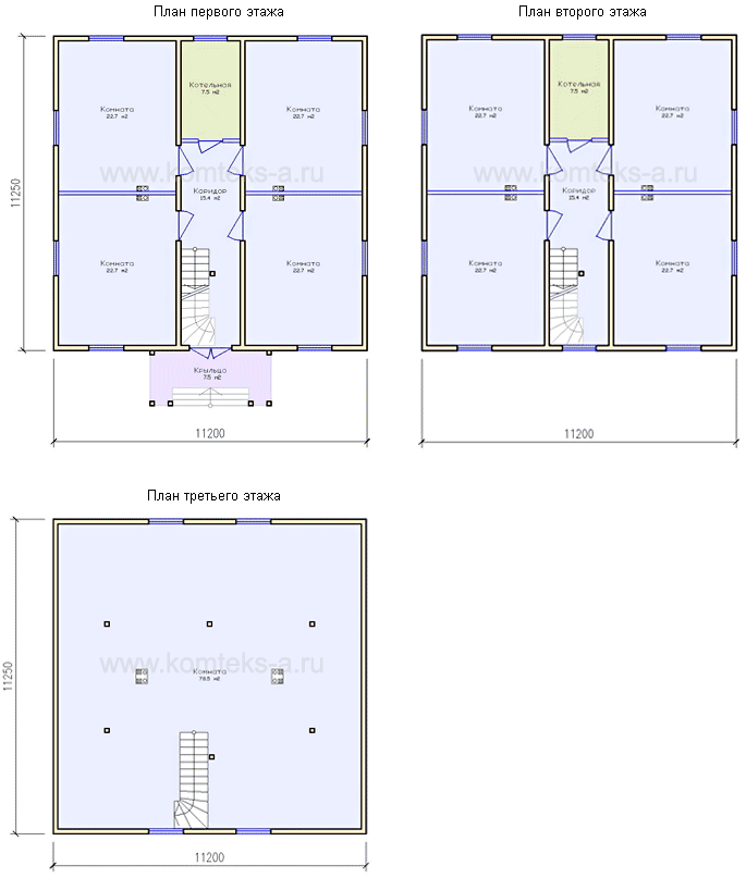 Проект АНТ-15 - схема дома