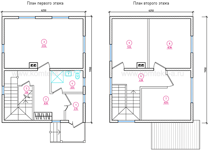 Проект АНТ-01 - схема дома