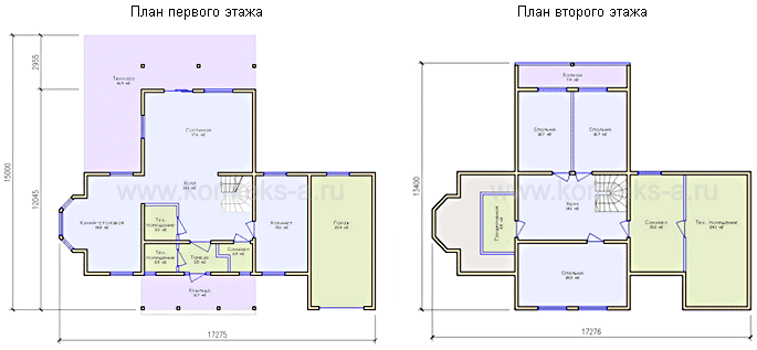 Проект АНТ-12 - схема дома